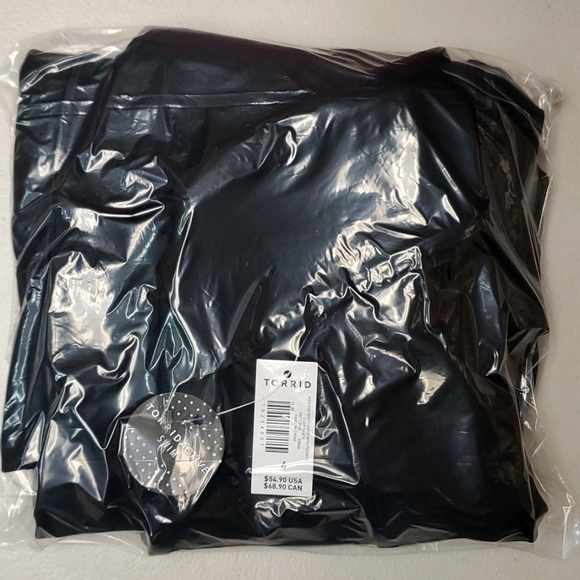 ❤️NWT VINTAGE TORRID BERMUDA BIKE SWIM SHORTS - POCKETS BIKINI BOTTOM PLUS SIZE - Picture 13 of 16